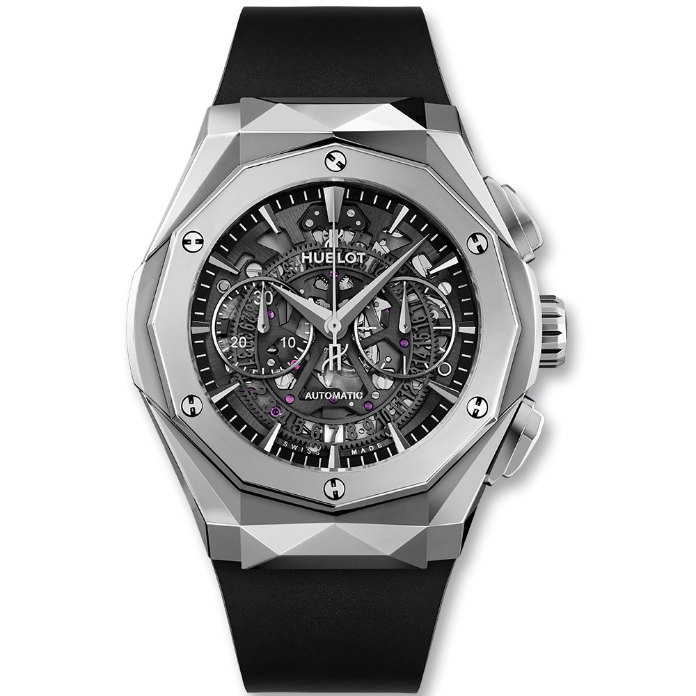 AAA Replica Hublot Classic Fusion Aerofusion Chronograph Orlinski Titanium Watch 525.NX.0170.RX.ORL18